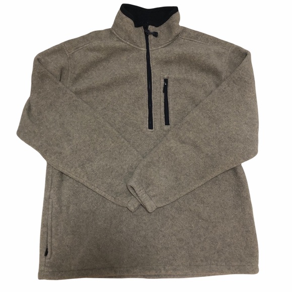 Eddie Bauer Quarter Zip Mens Sweatshirt